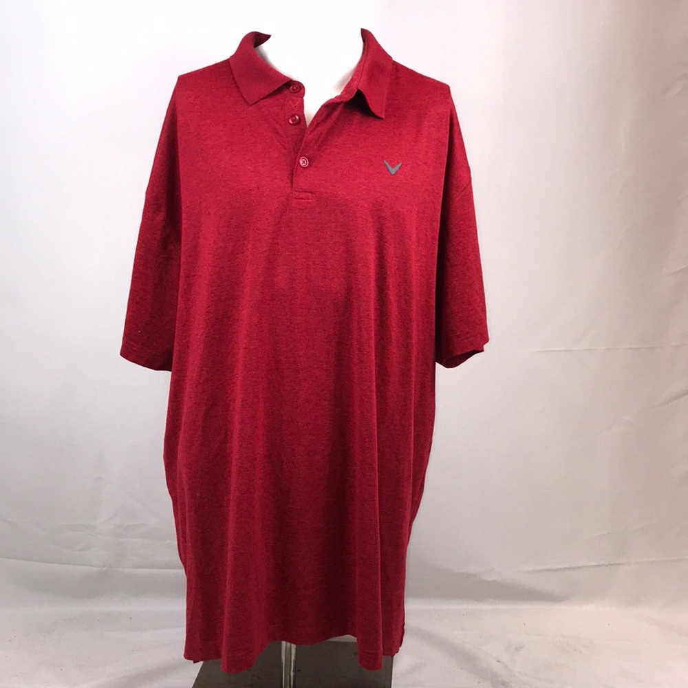 CALLAWAY GOLF POLO RED XXL